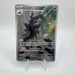 Pokemon Salazzle 224/217 Ascended Heroes Illustration Rare IR Holo TCG Card - Image 1