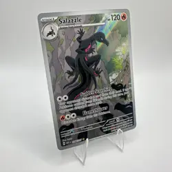 Pokemon Salazzle 224/217 Ascended Heroes Illustration Rare IR Holo TCG Card - Image 2