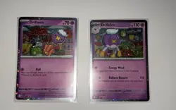 Drifloon 005 and Drifblim 006 Cosmo Holo Promo Set Mega Evolution Pokemon Card - Image 1