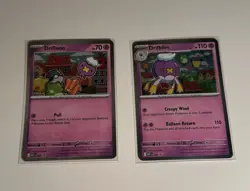 Drifloon 005 and Drifblim 006 Cosmo Holo Promo Set Mega Evolution Pokemon Card - Image 2