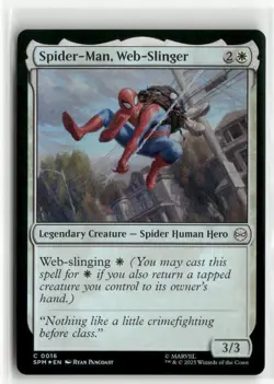 Spider-Man, Web-Slinger FOIL - Spider-Man MTG NM - Image 1
