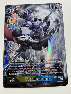 Digimon Card Game Kuzuhamon (Alternate Art) EX4-030 SR NM - Image 1