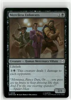 Merciless Enforcers FOIL - Spider-Man MTG NM - Image 1