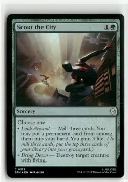 Scout the City FOIL - Spider-Man MTG NM - Image 1