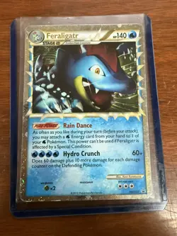 Feraligatr HGSS07 Black Star Promo 2010 Prime Pokemon Card LP - Image 1