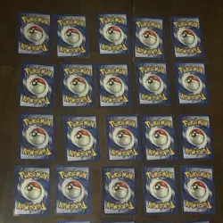 Vintage Pokemon Base Set Lot 100 Energy Cards Only WOTC HP LP Mixed Condition - Image 2