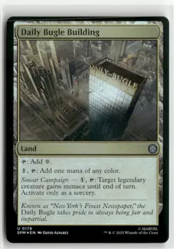 Daily Bugle Building FOIL - Spider-Man MTG NM - Image 1