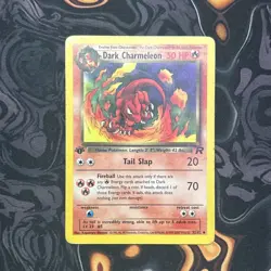 Pokemon Dark Charmeleon TCG Card 32/82 1st Edition - Image 1