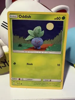 Oddish 6/214 Sm-Unbroken Bonds Regular Rare Cute Pokemon Card Asako ito Art ✨ - Image 1