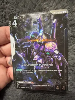 Dual Impact Gundam Kimaris LR+ Alt Art Gundam Card Game TCG GD02-070 - Image 1