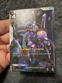 Dual Impact Gundam Kimaris LR+ Alt Art Gundam Card Game TCG GD02-070 - Image 3