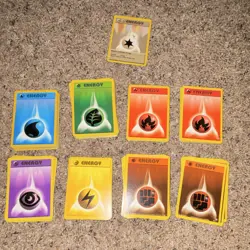 Massive Vintage Pokemon TCG Energy Card Lot - 187 Cards WOTC Base Set & Neo - Image 1