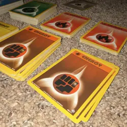 Massive Vintage Pokemon TCG Energy Card Lot - 187 Cards WOTC Base Set & Neo - Image 2