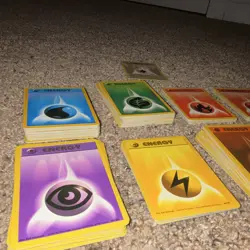 Massive Vintage Pokemon TCG Energy Card Lot - 187 Cards WOTC Base Set & Neo - Image 3