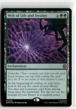 Web of Life and Destiny FOIL - Spider-Man MTG NM - Image 1