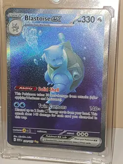 2 Card Lot 💧 Pokemon TCG Blastoise ex SIR 200/165 009/165 Scarlet & Violet 151 - Image 2
