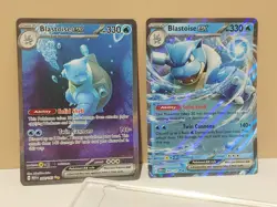 2 Card Lot 💧 Pokemon TCG Blastoise ex SIR 200/165 009/165 Scarlet & Violet 151 - Image 5