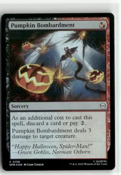 Pumpkin Bombardment FOIL - Spider-Man MTG NM - Image 1