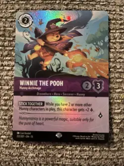 Disney Lorcana Winnie The Poo - Hunny Archmage Epic Foil Attack Of The Vine! Nm - Image 1