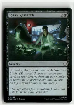 Risky Research FOIL - Spider-Man MTG NM - Image 1