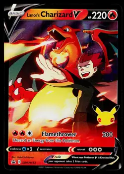 Lance's Charizard V SWSH133 SWSH: Sword & Shield Promo Cards Holo - Image 1