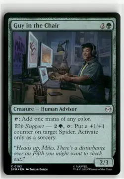 Guy in the Chair FOIL - Spider-Man MTG NM - Image 1
