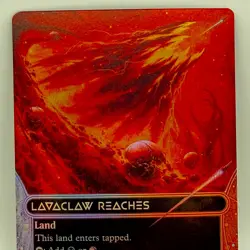 Magic The Gathering Lavaclaw Reaches Foil Borderless EOS 0022 Rare MTG Card - Image 1