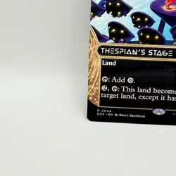 Thespian's Stage 0044 Borderless Land Magic Foundations EOS MTG Rare Card - Image 5