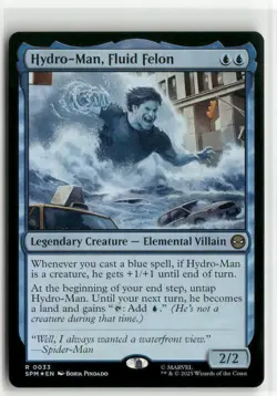 Hydro-Man, Fluid Felon FOIL - Spider-Man MTG NM - Image 1