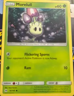 Morelull 16/149 Pokemon Sun & Moon - Base Set Regular Common Card - Image 1