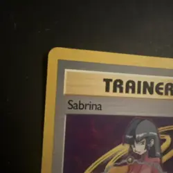 SABRINA TRAINER POKEMON CARD 110/132 GYM CHALLENGE Regular LP - Image 2