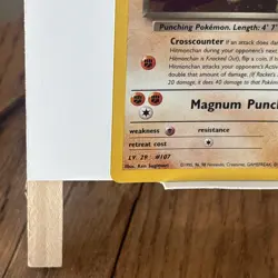 SWIRL Holo Pokemon Rocket's Hitmonchan Gym Heroes 11/132 Holo LP/NM Card Vintage - Image 5
