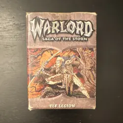 AEG Warlord Saga of the Storm Elf Legion 65-Card Legion Deck English 2001 - Image 1