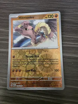 Hitmonlee Reverse Holo LP/NM 106/165 Scarlet & Violet 151 Pokemon Card - Image 1