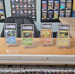 Pokemon CGC Graded 4-Card Lot Charmander 1999 Base and Ditto Ex Delta Spiecies - Image 1