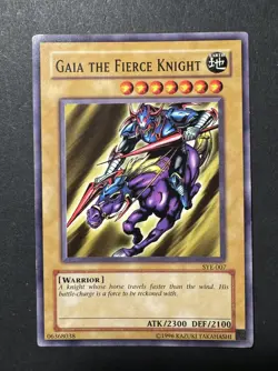 Yu-Gi-Oh TCG Gaia The Fierce Knight SYE-007 Unlimited Common Card - Image 1