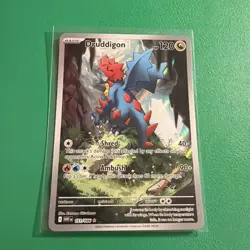 Pokemon TCG White Flare Druddigon Illustration Card 151/086 M/Nm Condition - Image 1