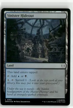 Sinister Hideout FOIL - Spider-Man MTG NM - Image 1