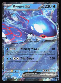 Kyogre ex 178 SV: Scarlet & Violet Promo Cards NM - Image 1
