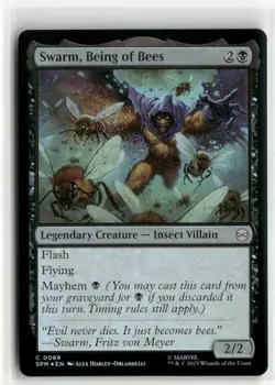 Swarm, Being of Bees FOIL - Spider-Man MTG NM - Image 1