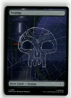 Swamp 0191 FOIL - Spider-Man MTG NM - Image 1
