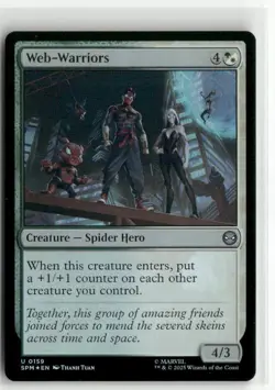 Web-Warriors FOIL - Spider-Man MTG NM - Image 1