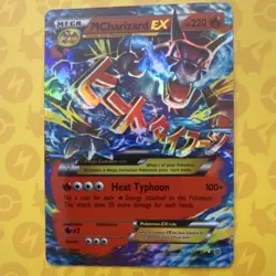 Pokemon TCG Trapped Charizard MegaEX Holo Card Topps Pikachu's Vacation51 #12/83 - Image 1