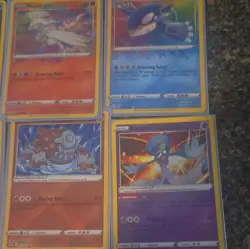Nintendo Pokemon TCG 9-Card Lot Amazing Rare & Radiant Holo Yveltal 2022 - Image 3