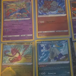 Nintendo Pokemon TCG 9-Card Lot Amazing Rare & Radiant Holo Yveltal 2022 - Image 5