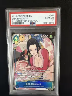 Boa Hancock Illustration Box Vol.1 One Piece Promo PSA 10 - Image 1