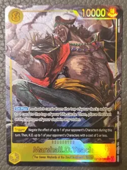 Marshall.D.Teach SEC Alt Art The Time To Battle OP16-119 One Piece TCG English - Image 1