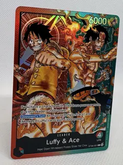 One Piece Card Game Luffy & Ace Leader ST30-001 - English - Image 3