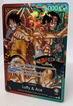 One Piece Card Game Luffy & Ace Leader ST30-001 - English - Image 4