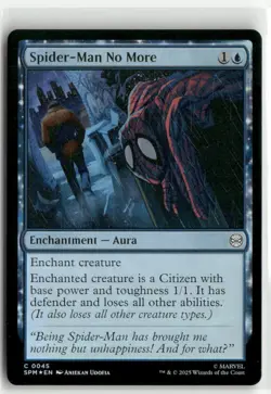 Spider-Man No More FOIL - Spider-Man MTG NM - Image 1